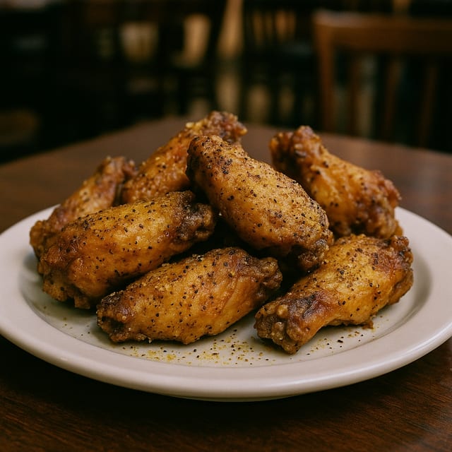 Lemon Pepper Wings.