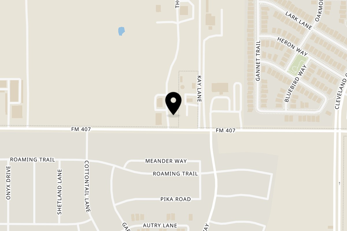 Map showing the location of ChixnWangz on 8150 Thompson Rd in Northlake